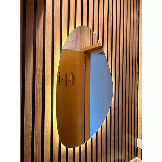 Espelho Orgânico com LED - Ilumine seu Ambiente sem Complicações