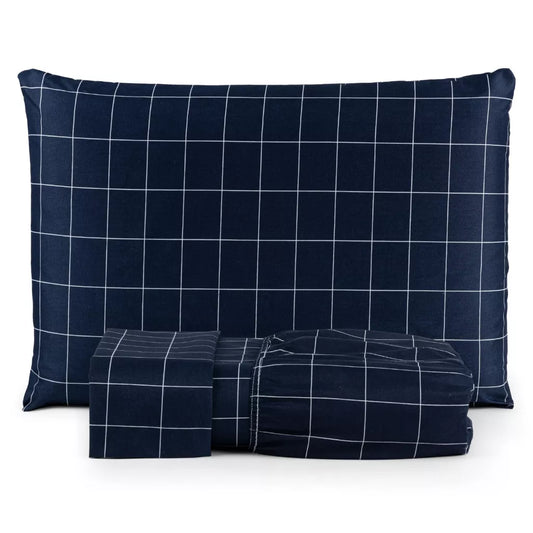 Jogo de Lençol Casal Padrão Cama Box 3 Peças - 200 Fios